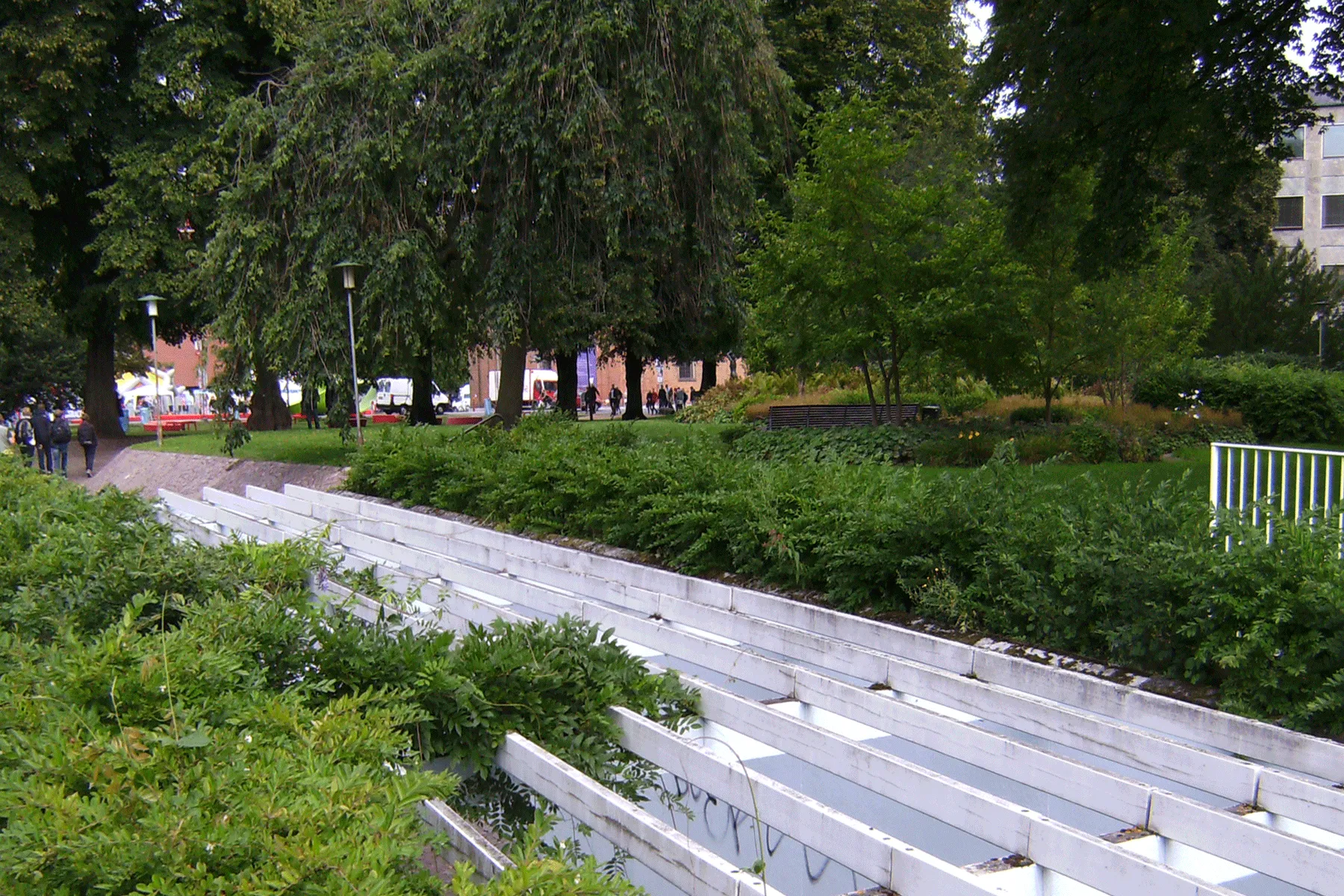 Pergola zonder pop-up restaurant