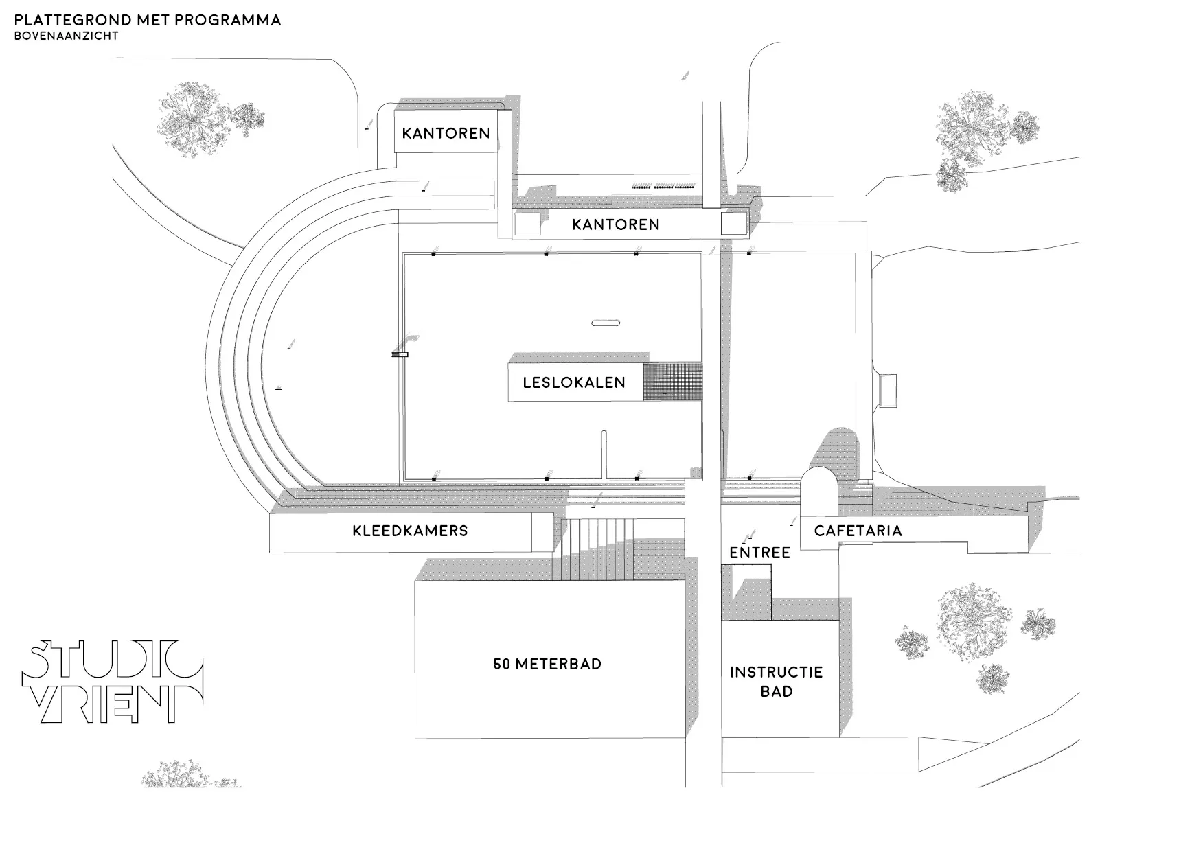 Ontwerp herbestemming openluchtzwembad Hofstade